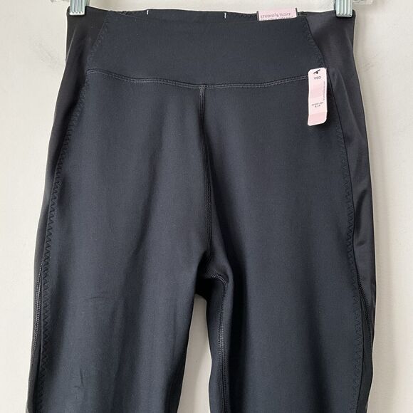 Victoria’s Secret Leggings Black Studio 7/8 High Rise Breathable S - Picture 5 of 13